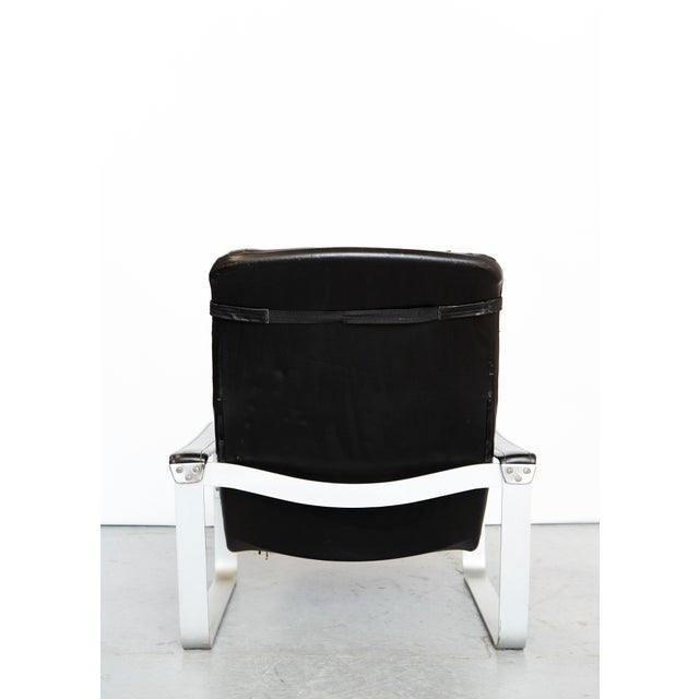 1960s Set of Mid-Century Pulkka Lounge Chair and Ottoman by Ilmari Lappalainen for Asko, 1968 For Sale - Image 5 of 18