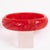 1940s Bakelite Carved Bracelet Bangle Magenta Red Marble For Sale - Image 5 of 8