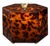 Venetian Tortoise Hex Box with Butterfly For Sale