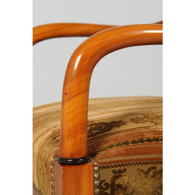 Wood Antique Biedermeier Armchair, 1830s For Sale - Image 7 of 12