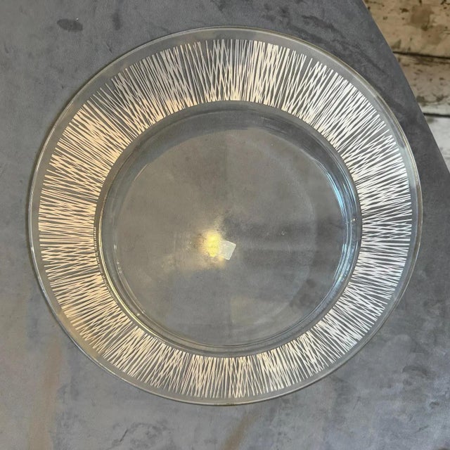 Egizia Two 2000s Barbara Forni for Sottsass Associated Studio Round Glass Plates For Sale - Image 4 of 17