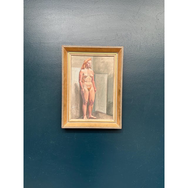 Nude Etude, 1950s, Oil Painting on Panel, Framed For Sale - Image 17 of 18