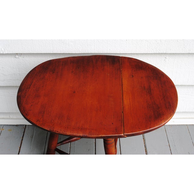 Cushman Colonial Creation Drop Leaf 3 Legged Table Chairish