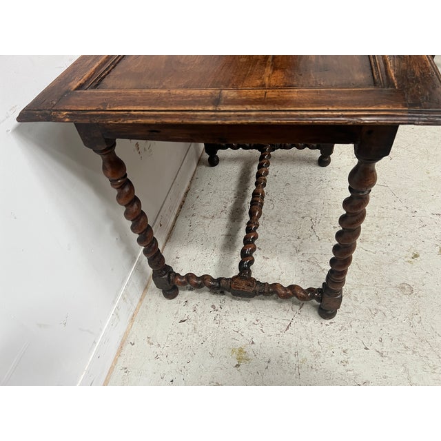 19th Century Walnut Writing Desk For Sale - Image 10 of 12