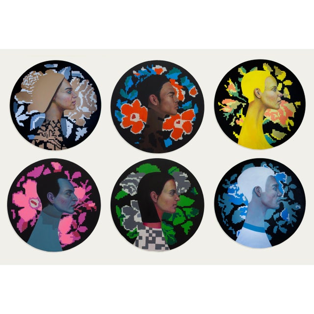 Contemporary Natasha Lelenco, Currency #4, 2019, Painting on Plywood For Sale - Image 3 of 7