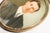 Early 20th Century Art Antique Portrait Miniature Painting Young Man Portrait in Ornate Brass Frame Home Decor For Sale - Image 9 of 16