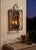 Vintage Palm Beach Regency Patinated Metal & Mirrored Geometric Candle Sconce For Sale In West Palm - Image 6 of 12
