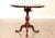Chippendale Antique Queen Anne Style Solid Mahogany Round Tilt-Top Table For Sale - Image 3 of 12