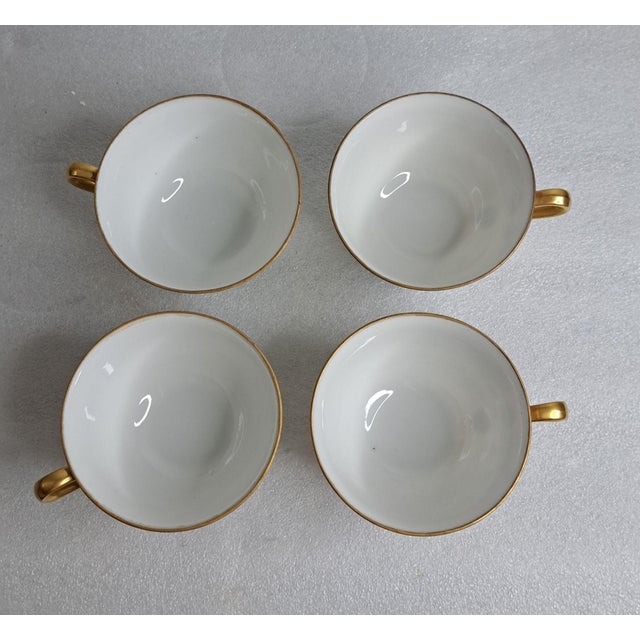 1950s Royal Sealy Japan 11pc Tea Set Hand Painted Floral Gold l.s. Katsushige - Set of 10 For Sale In West Palm - Image 6 of 12