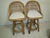 Wood 1970s Vintage Bamboo Rattan Counter Swivel Stool, Beige Cushion Tropical Style - Set of 2 For Sale - Image 7 of 12