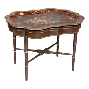 Victorian Papier Mache Tray Table