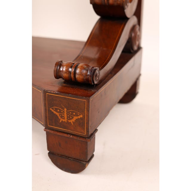 Empire Console in Mahogany, 1830s For Sale - Image 6 of 17