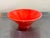 1960 Red Pottery Small Conical Dip Bowl For Sale - Image 4 of 5