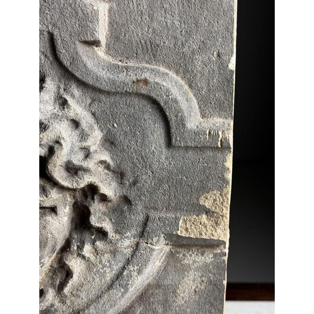 Carved Stone Fragment Medusa, 18th Century For Sale - Image 5 of 14
