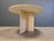 Round Italian Travertine Dining Table 1970s For Sale - Image 10 of 13