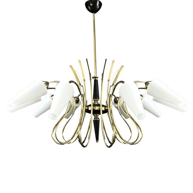 Vintage Sputnik Pendant Lamp from Stilnovo, 1950s For Sale