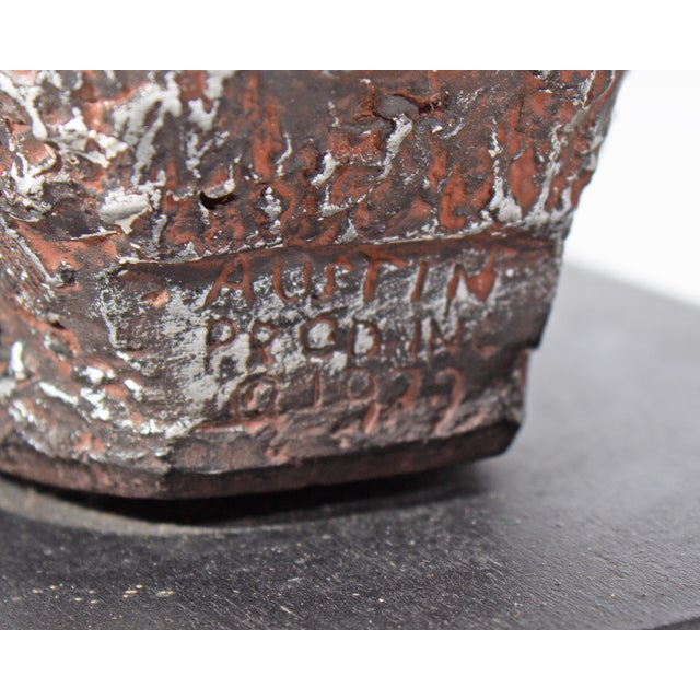 Black 1972 Abstract Sculpture of a Nude Figure by Austin Productions For Sale - Image 8 of 9