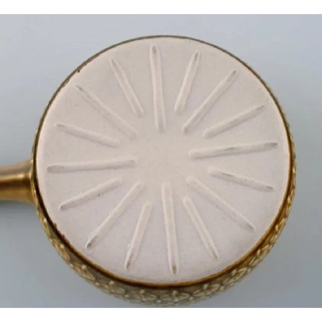1960s Relief Pot by Jens H. Quistgaard for Bing & Grondahl / Nissen Kronjyden For Sale - Image 5 of 6