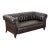 20th Century Vintage Leather Chesterfield Sofa For Sale