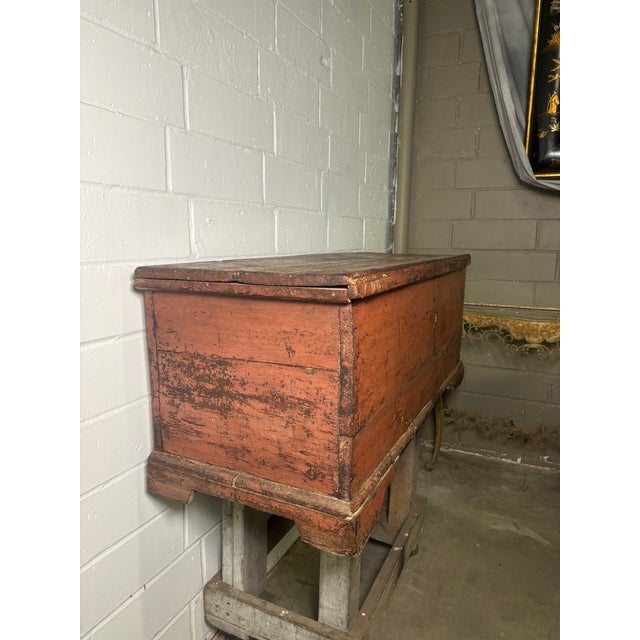 19th Century Primitive Blanket Chest For Sale - Image 4 of 9