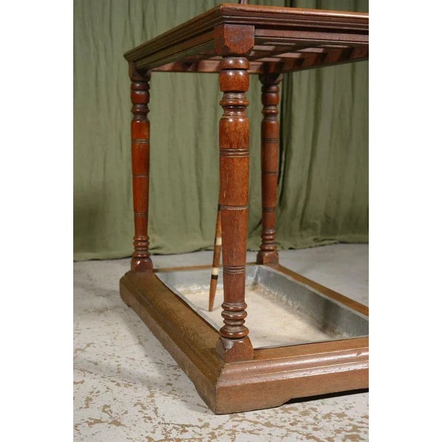 Large Victorian Oak Umbrella Stand, 1870s For Sale - Image 4 of 6