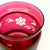 Glass Cranberry Lidded Glass Storage Container Curation - Group of 3 For Sale - Image 7 of 12