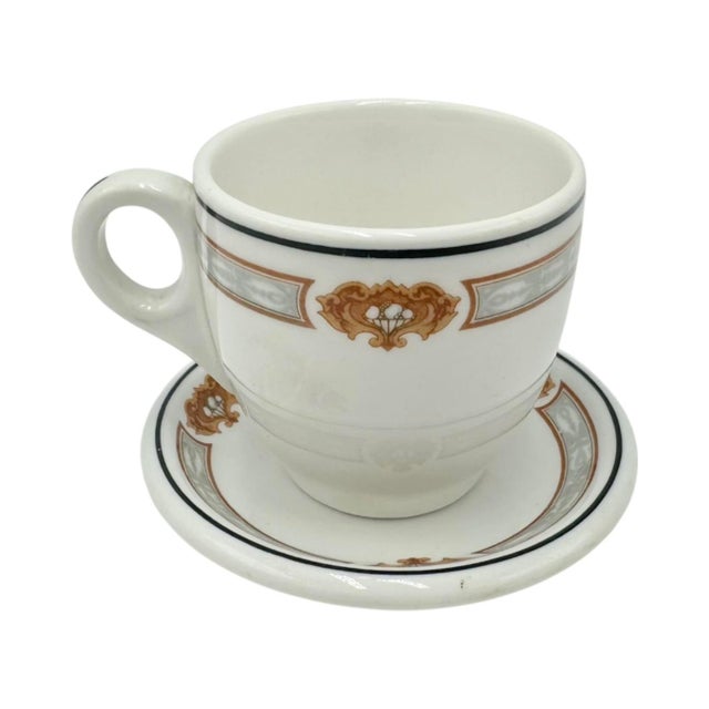 Mid-Century Modern Vintage Fairmont Hotel San Francisco Cup & Saucer For Sale - Image 3 of 11