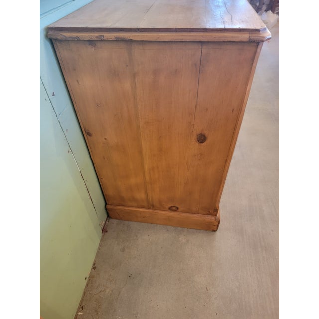 Antique Pine Two Drawers Over Two Drawers - Chest of Drawers - From England - Circa 1880 For Sale - Image 10 of 12