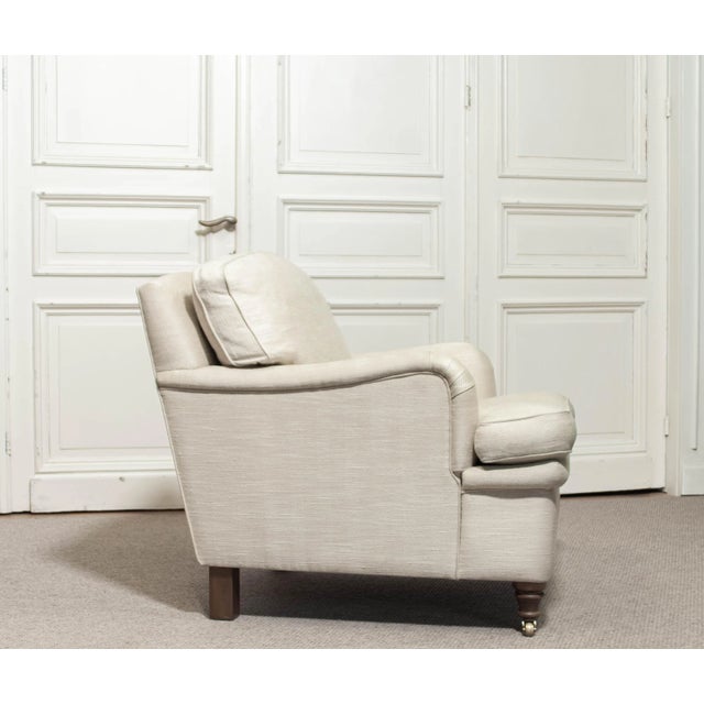 Textile Lounge Chair attributed to O. H. Sjögren, 1950s For Sale - Image 7 of 9