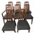 Mid - Century Danish Teak Dining Chairs Set of Eight (8) For Sale