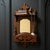 Antique Victorian Eastlake Wall Mirror Pocket Shelf-Carved Walnut-Gothic Hall For Sale - Image 11 of 11