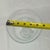 Hand Blown Seeded Glass Hurricane Vase Swirl Ribbon Detail Clear 9" For Sale - Image 10 of 11