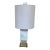 Touchstone Lamp White Marble & Brass For Sale