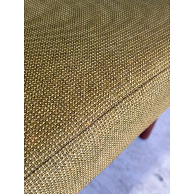 Green Upholstered Lounge Chair Danish Mid-Century Modern 1960s For Sale - Image 10 of 11