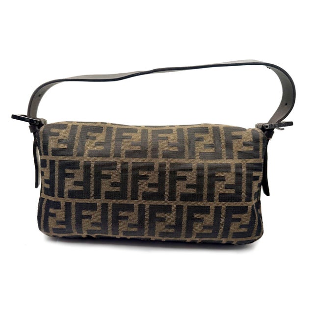 Fendi Zucca Baguette Shoulder Bag *Marked Fendi *Made in Italy -It is approximately 10" x 6" x 1.5", the shoulder drop is...