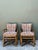 Vintage McGuire Rattan Lounge Chairs in Quadrille Alan Campbell “Zig Zag” - A Pair For Sale - Image 12 of 12