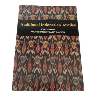 Traditional Indonesian Textiles Vintage Decorating Book For Sale