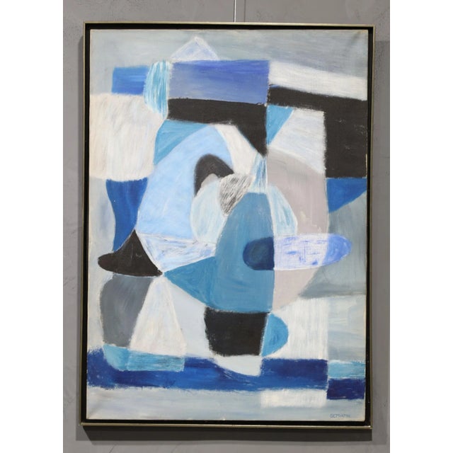 Jacob Semiatin, (Irish-American, 1915 - 2003), Untitled Oil on Canvas, 1960s For Sale - Image 4 of 9