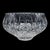 This is a large vintage presentation fruit bowl. An English, cut crystal display dish, dating to the late 20th century,...
