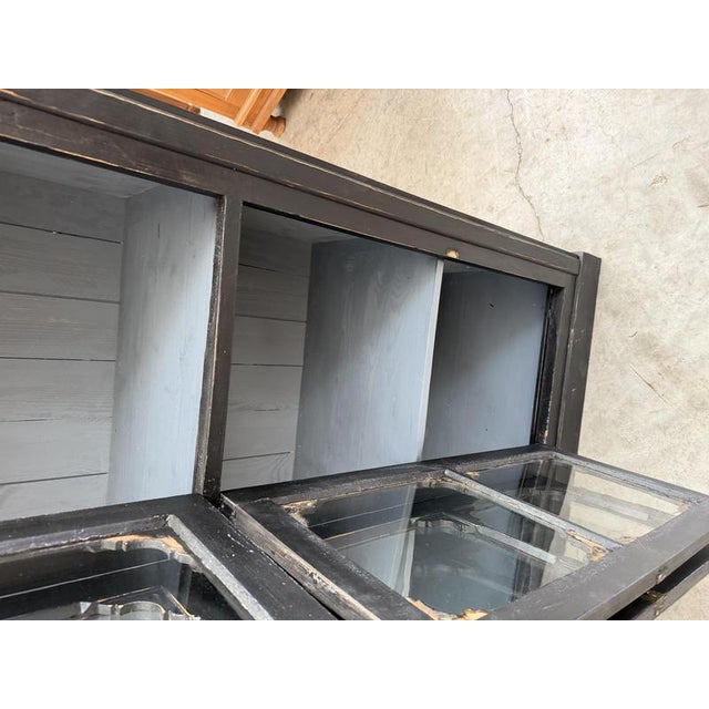 Wood Museum Display Case with a Patina For Sale - Image 7 of 14