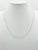 White Rose Cut Diamond Necklace in 18k White Gold For Sale - Image 4 of 7