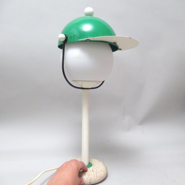 Vintage Italian Cap Lamp, 1960s For Sale - Image 11 of 14