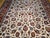 Vintage Persian Isfahan Rug, Hand-Knotted Wool, Allover Floral Pattern, Ivory & Red, 10x14 For Sale - Image 12 of 14