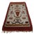Swedish Grace Wool Rya Rug with Flower Motif, 1920s For Sale