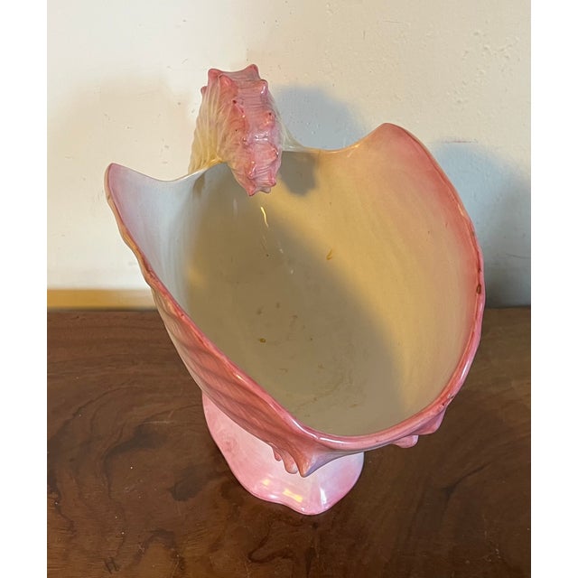 Antique 19th Century Wedgwood Pearlware Centerpiece - Pink Nautilus Sea Shell Compote Tureen For Sale - Image 15 of 16