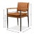 Mid-Century Modern Style Contemporary Leather Armchair For Sale - Image 11 of 11