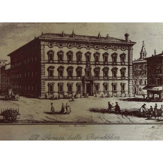 Unknown, Senate of the Italian Republic, Original Lithograph, 20th Century For Sale