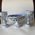 Antique Moser Glass Lusters: Bohemian Glass, White Cut-to-Blue, Hand-Painted For Sale - Image 9 of 13