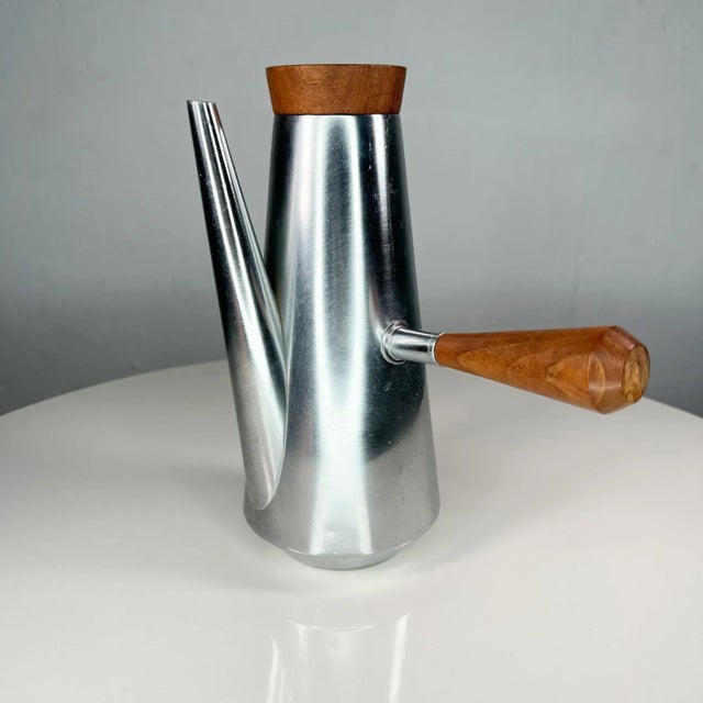 Alessi Stainless Steel Coffee Pot, Mid-Century Modern, 1960s For Sale - Image 13 of 16