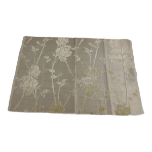 Vintage French Art Deco Style Silk Cut Velvet Textile Fragment